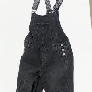 Black overalls
